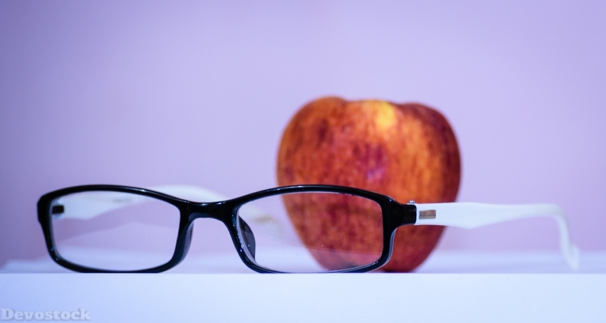 Devostock Apple Frame Focus Fruit