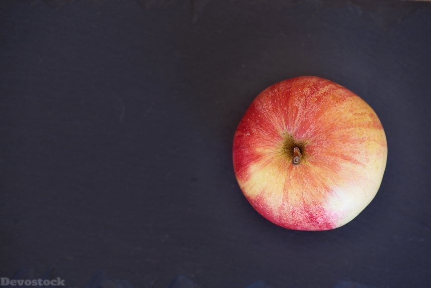Devostock Apple From Above Fruit