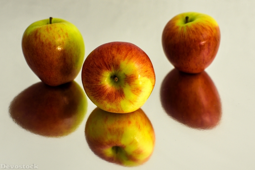 Devostock Apple Fruit Food Red 0