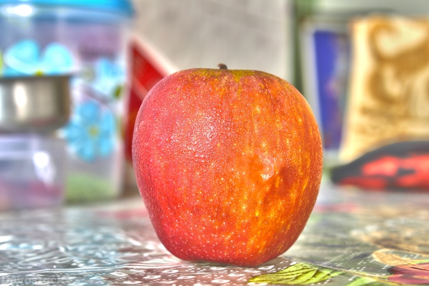 Devostock Apple Fruit Red Hdr