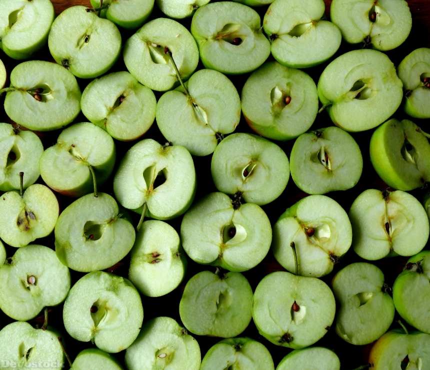 Devostock Apple Green Eat Fruit