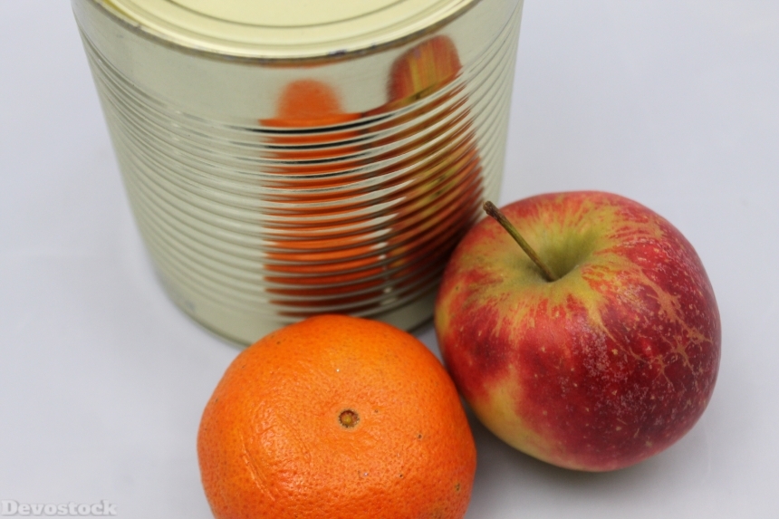 Devostock Apple Mandarin Fruit Fruits