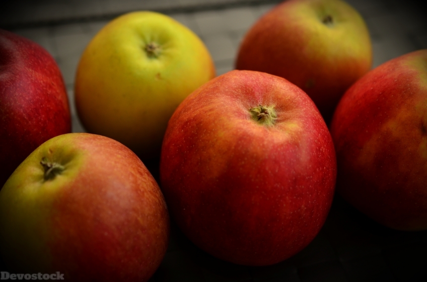 Devostock Apple Red Apple Fruit 0