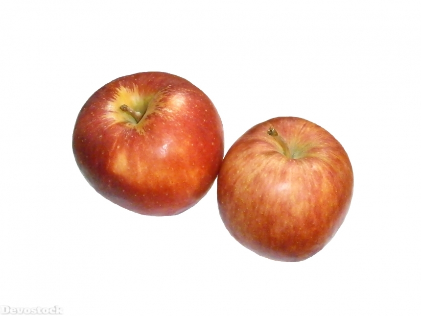 Devostock Apple Ringo Fruit Red