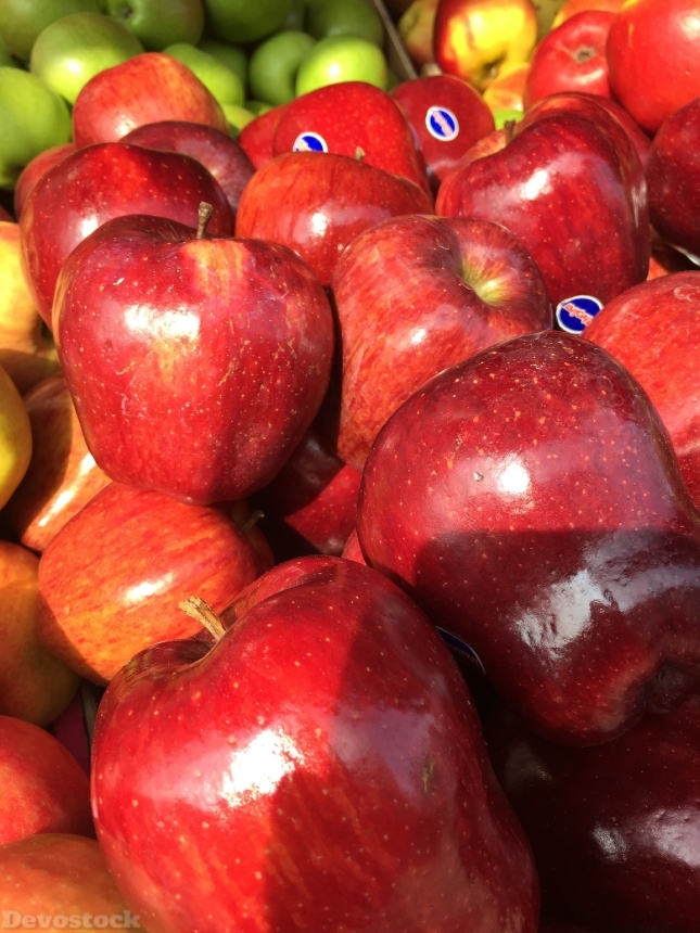Devostock Apples Fresh Healthy Food