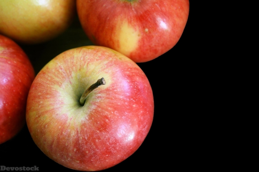 Devostock Apples Isolated Fruit Food