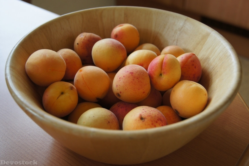 Devostock Apricot Fruit Fruit Bowl