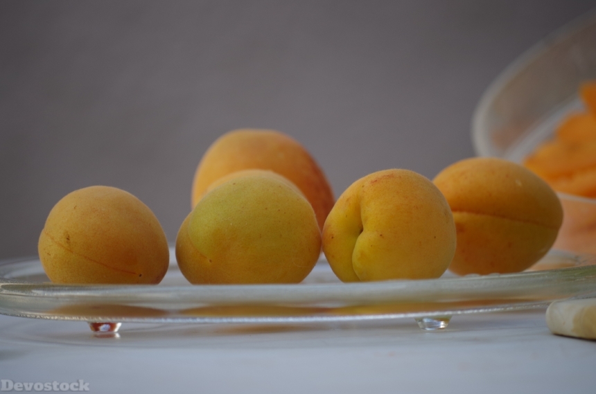 Devostock Apricots Fruit Orange Pips 0