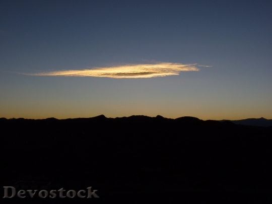 Devostock Argentina Desert Sunset Landscape