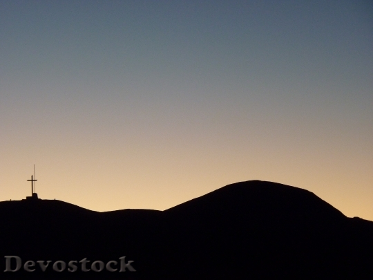 Devostock Argentina Sunset At Desert