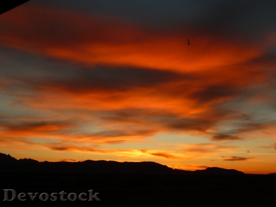 Devostock Arizona Sunset Red Sky 1