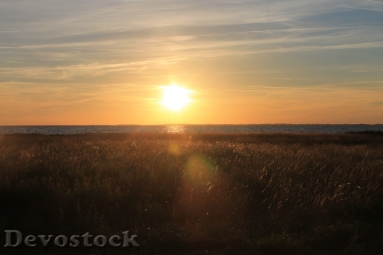 Devostock Baltic Sea Sea Sunset 6