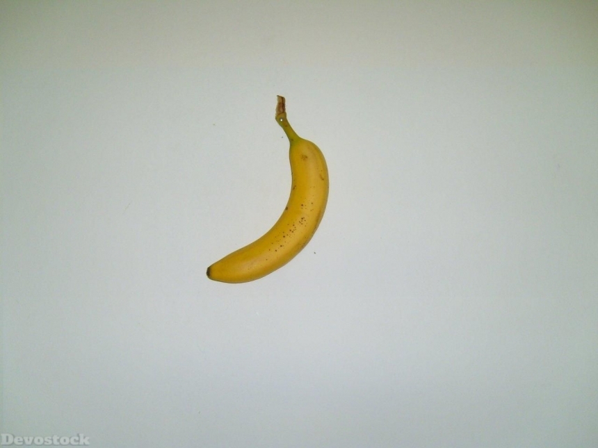 Devostock Banana Fruit On White