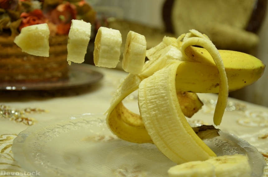 Devostock Banana Manipulation Photoshop Fruit