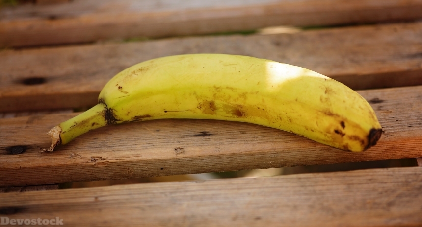 Devostock Banana Ripe Fruit Food