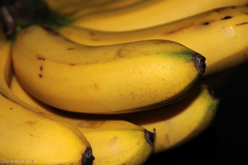 Devostock Banana Yellow Banana Ripe