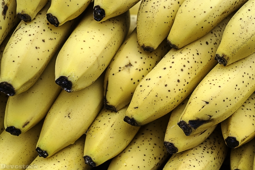 Devostock Bananas Desserts Fruit Healthy