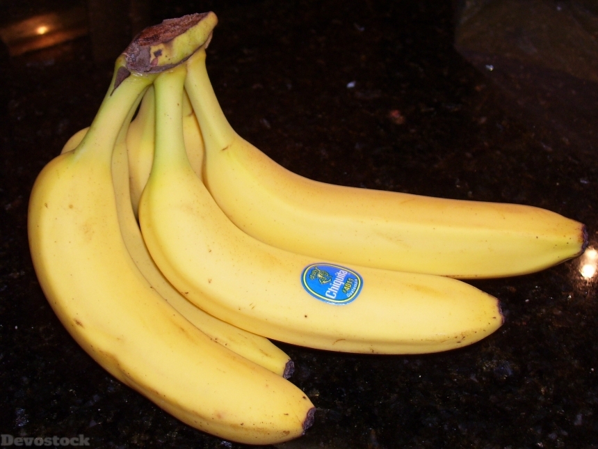Devostock Bananas Fruit Bunch Healthy