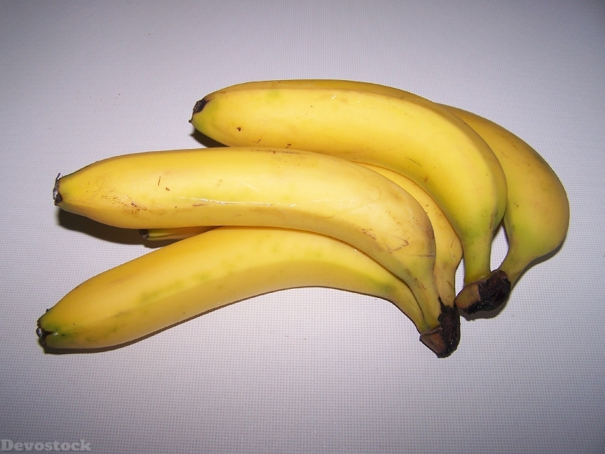 Devostock Bananas Yellow Ripe Fruit