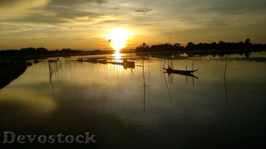 Devostock Bangladesh Sunset Twilight Dusk