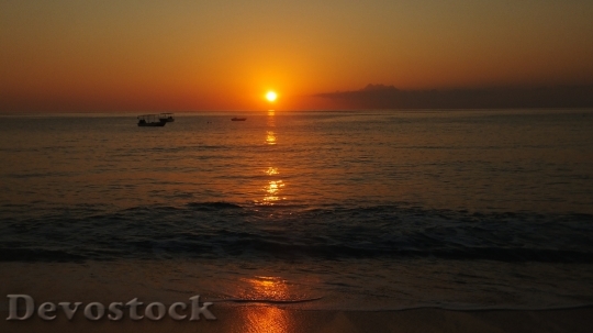 Devostock Beach Sun Sunset Summer