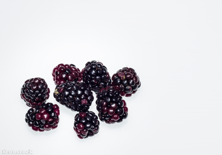 Devostock Berry Fruit Blackberry Ripe