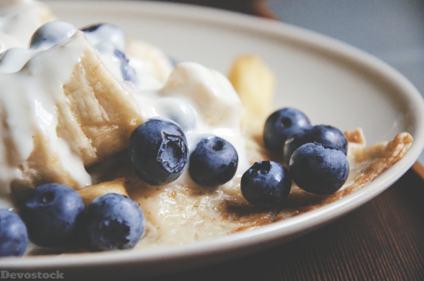 Devostock Blueberries Pancake Breakfast 919029