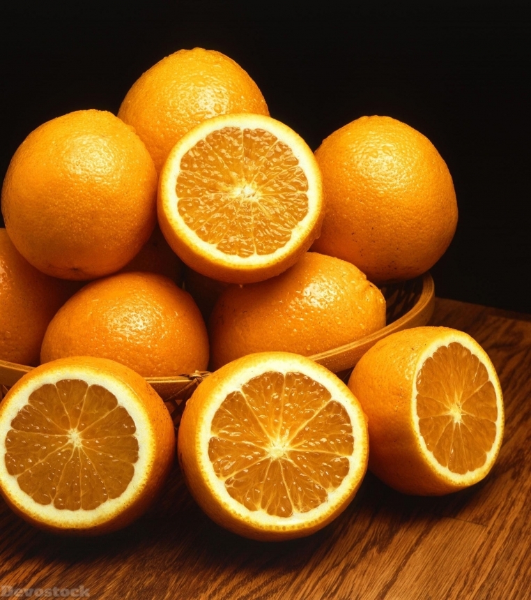 Devostock Bowl Fruit Oranges Mandarin