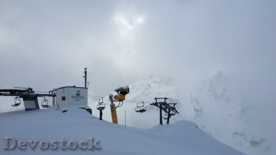 Devostock Cable Car Fog Ski