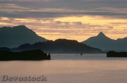 Devostock Chiniak Bay Sunrise