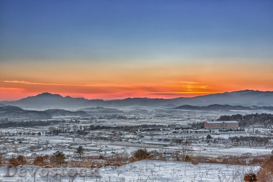Devostock Chuncheon Fog Glow Winter