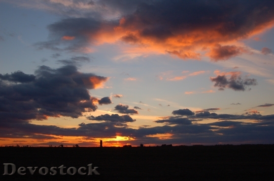 Devostock Clouds Sky Horizon Sunset 1