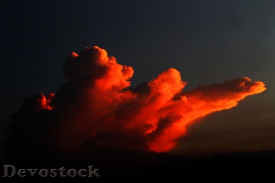 Devostock Clouds Sunset Landscapes 280302