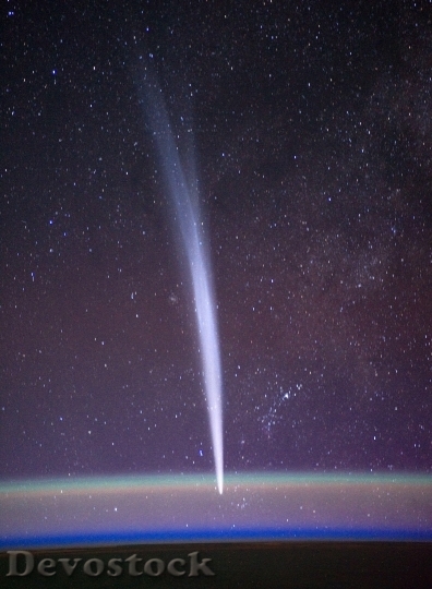 Devostock Comet Tail Lovejoy Atmosphere