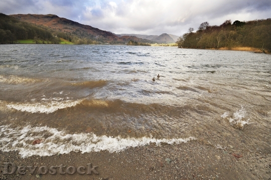 Devostock Cumbria Lake Wet Water