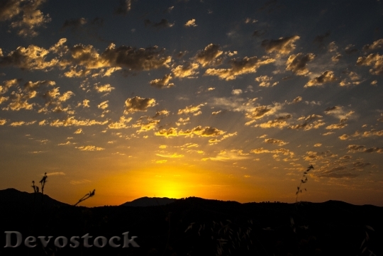Devostock Dawn Sun Nuebes Sunset 3