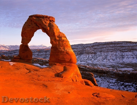 Devostock Delicate Arch Landscape Rock