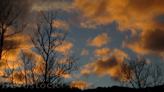 Devostock Evening Sky Clouds Nature