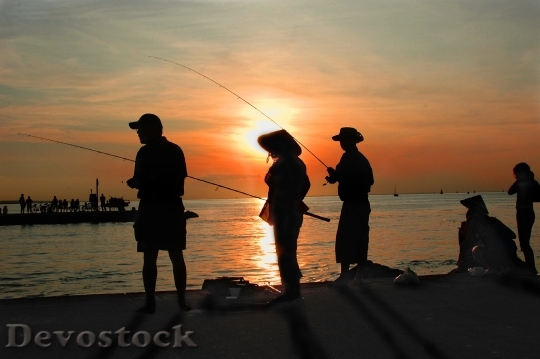 Devostock Fishing Dusk Dawn Travel