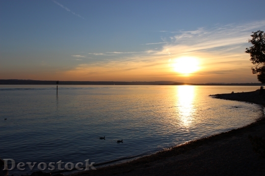 Devostock Hagnau Lake Constance Sunset 3