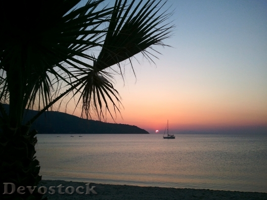 Devostock Italy Elba Island Sunset