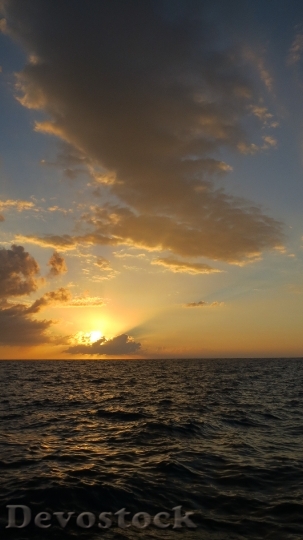 Devostock Jamaica Negril Sunset Sea