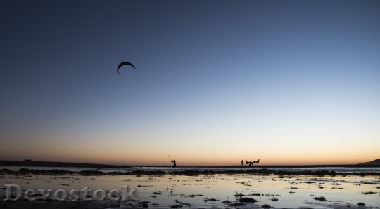 Devostock Kite Surf Rate Sunset