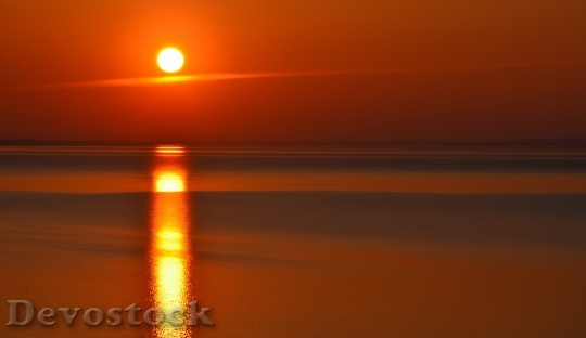 Devostock Lake Balaton Sunset Nightfall