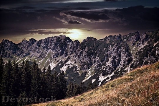 Devostock Landscape Mountains Alm Alpe