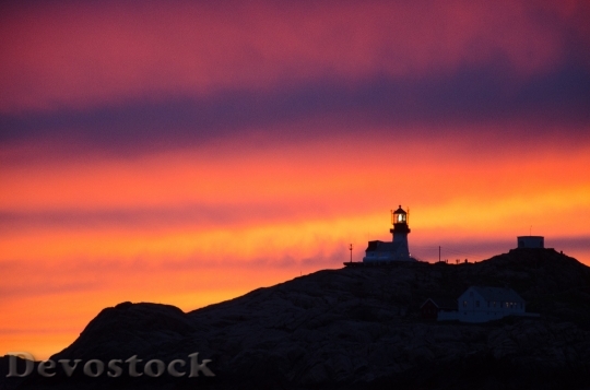 Devostock Lighthouse Coast Light Landscape