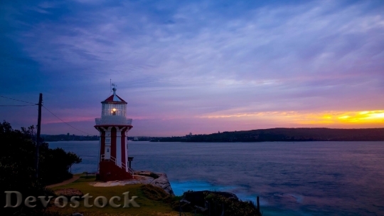 Devostock Lighthouse Sunset Nature 779016