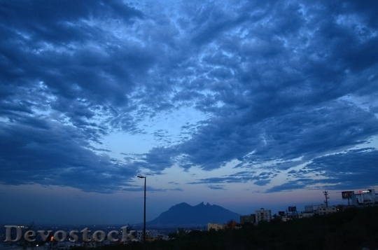 Devostock Monterrey Clouds Sky Blue