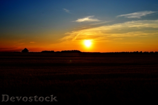 Devostock Nature Landscape Sunset 441075