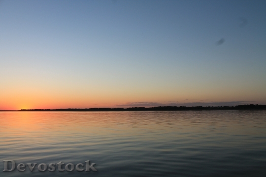 Devostock Nebraska Lake Sunset Twilight
